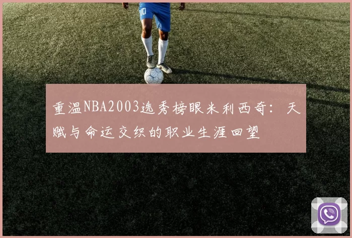 重温NBA2003选秀榜眼米利西奇：天赋与命运交织的职业生涯回望